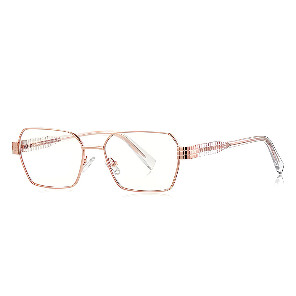 Damen Computerbrille Techsuit 3161, Anti-Blau-Licht, Roségold