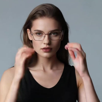 Damen Computerbrille Techsuit 3161, Anti-Blau-Licht, Roségold