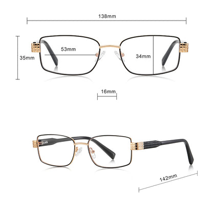 Damen Computerbrille Techsuit 3163, Anti-Blue Light, Schwarz