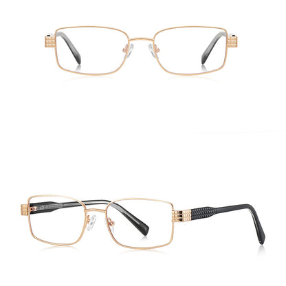 Damen Computerbrille Techsuit 3163, Anti-Blue Light, Schwarz Gold