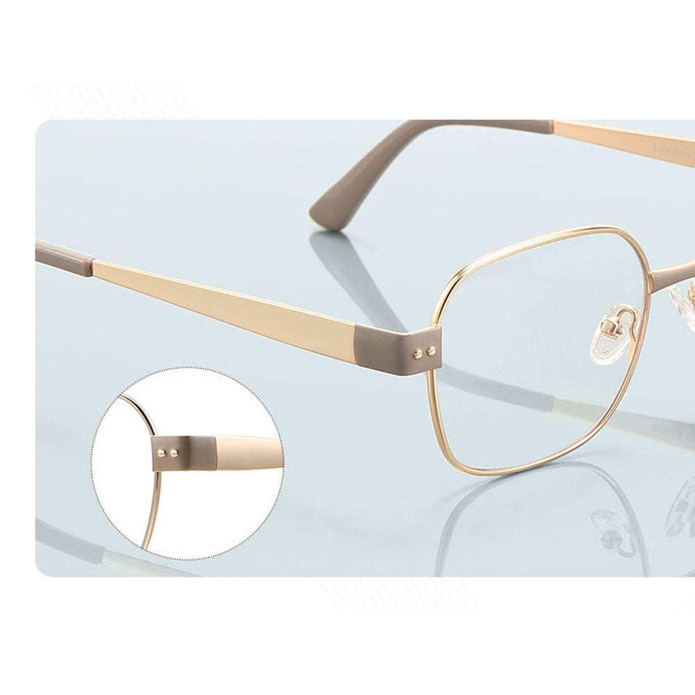 Damen-Computergläser Techsuit 3172, Anti-Blaues Licht, Roségold