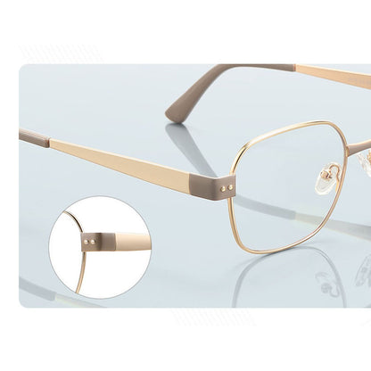 Damen-Computergläser Techsuit 3172, Anti-Blaues Licht, Roségold