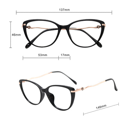 Damen Computerbrille Techsuit 86162, Anti-Blue Light, Silber Braun