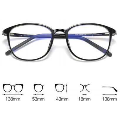Damen-Computerglas Techsuit F2822, Anti-Blaues Licht, Lila