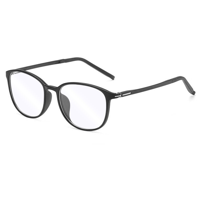 Damen-Computergläser Techsuit F2822, Anti-Blaues Licht, Schwarz