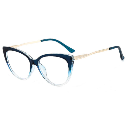 Damen-Computerglas Techsuit F5018-C8, Anti-Blaues Licht, Blau