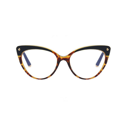 Damen-Computerbrille Techsuit F93308, Anti-Blaues Licht, Schwarz-Gold