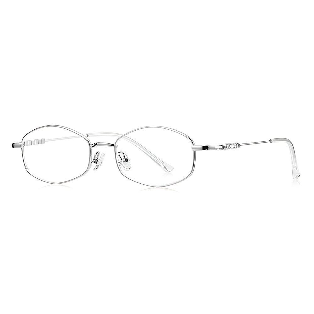 Damen-Computerbrille Techsuit LS501, Anti-Blaues Licht, Silber