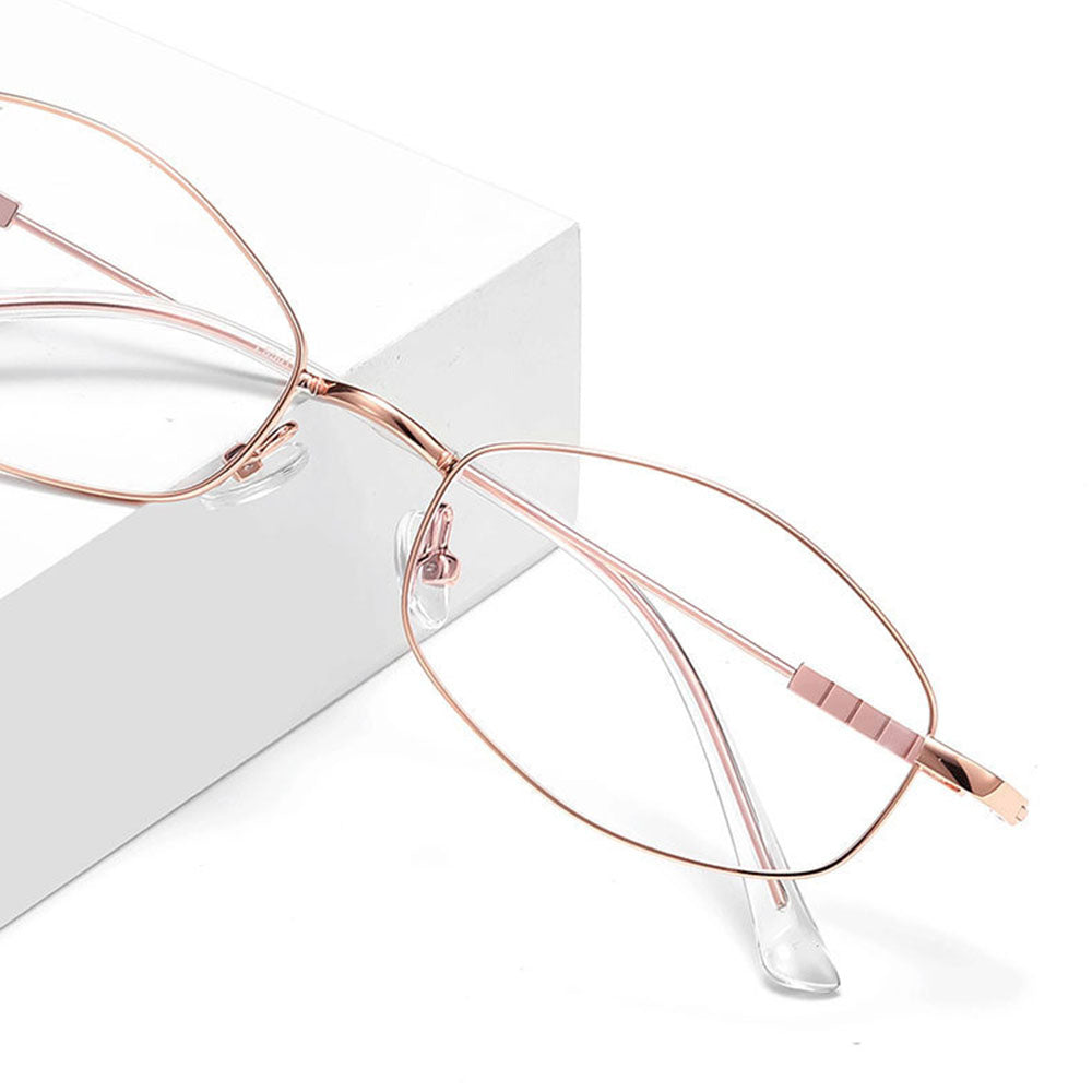 Damen-Computerbrille Techsuit LS501, Anti-Blaues Licht, Silber