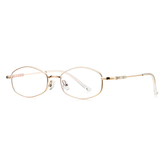 Damen-Computergläser Techsuit LS501, Anti-Blaues Licht, Goldfarben