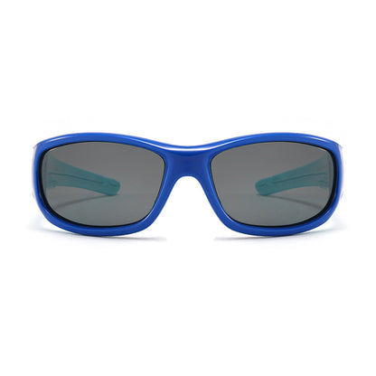 Sport-Sonnenbrille für Kinder Techsuit 800-C30, polarisiert, rot-rosa
