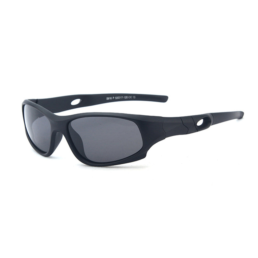 Techsuit 816-C13 Kids' Sport Sunglasses, Polarized, Black