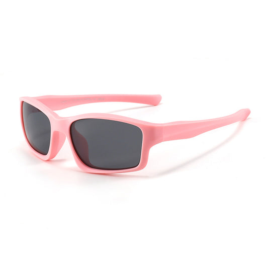 Sport-Sonnenbrille für Kinder Techsuit 8202-C22, polarisiert, rosa