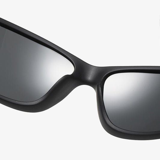 Unisex Fahrradbrille Techsuit 201910, polarisiert, schwarz