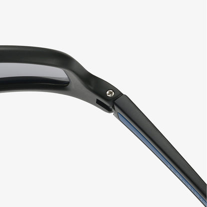 Unisex Fahrradbrille Techsuit 3047, UV-Schutz, Schwarz