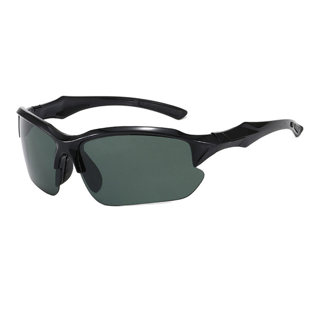 Unisex Fahrradbrille Techsuit 9301, UV-Schutz, Schwarz