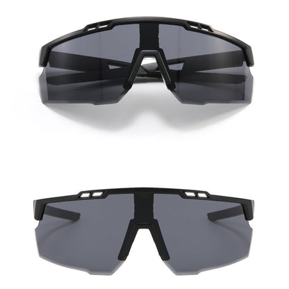 Unisex Fahrradbrille Techsuit 9963, Schwarz Violett
