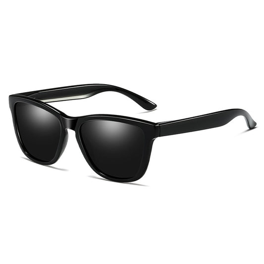 Herren-Sonnenbrille Techsuit 0717, polarisiert, UV-Schutz, schwarz