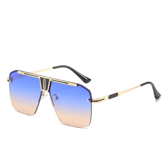 Herren-Sonnenbrille Techsuit 2576, Gold Blau Braun