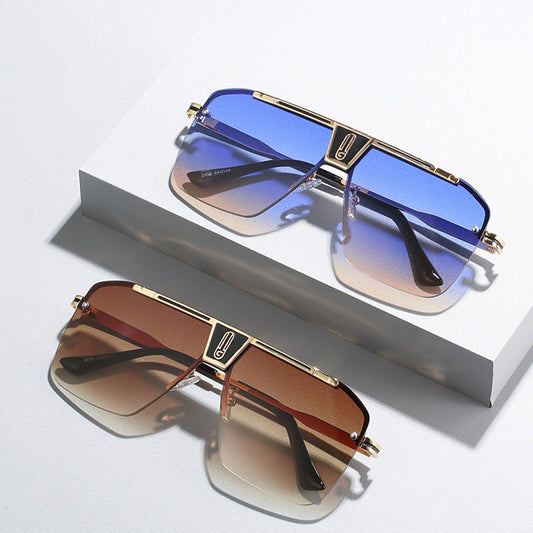Herren-Sonnenbrille Techsuit 2576, Gold Blau Braun