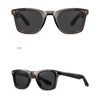 Herren-Sonnenbrille Techsuit 31243, polarisiert, UV-Schutz, Grau