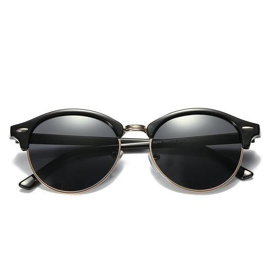 Herren-Sonnenbrille Techsuit 66612, polarisiert, UV-Schutz, schwarz