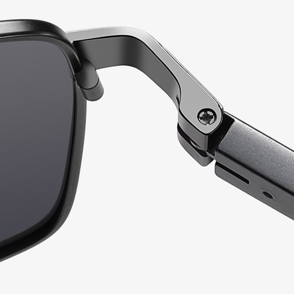 Herren-Sonnenbrille Techsuit LM001, polarisiert, UV-Schutz, Grau