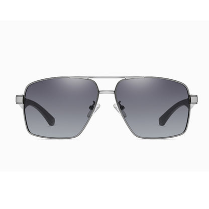 Herren-Sonnenbrille Techsuit LM001, polarisiert, UV-Schutz, Grau Verlauf