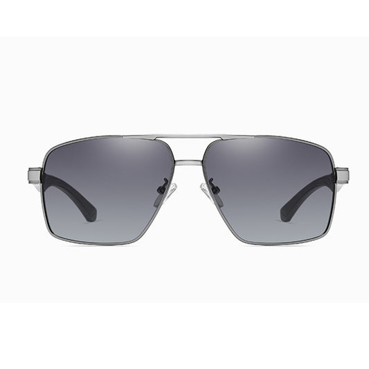 Herren-Sonnenbrille Techsuit LM001, polarisiert, UV-Schutz, Grau Verlauf