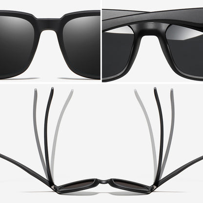 Herren-Sonnenbrille Techsuit MM99, polarisiert, UV-Schutz, braun