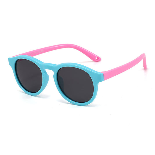 Techsuit Baby-Sonnenbrille 8308-C27, polarisiert, blau-rosa