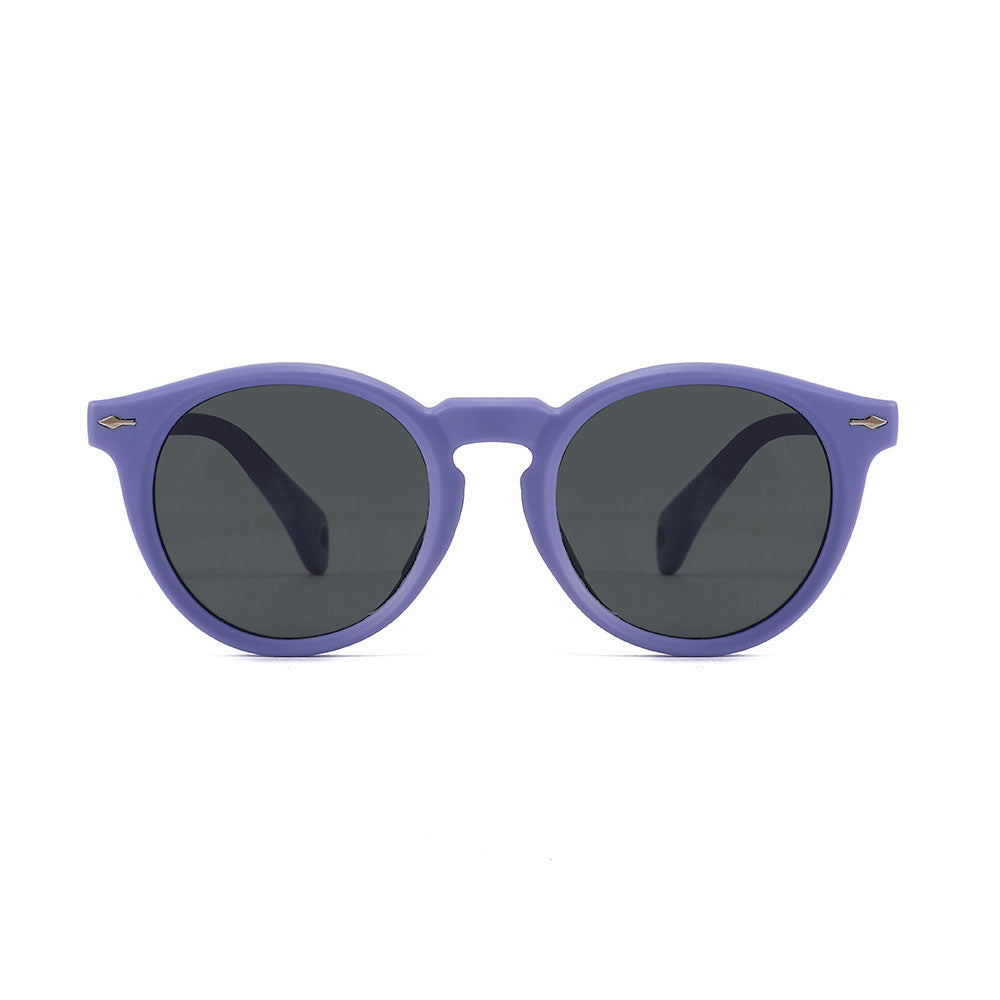 Techsuit 602 Kinder-Sonnenbrille, polarisiert, UV-Schutz, schwarz
