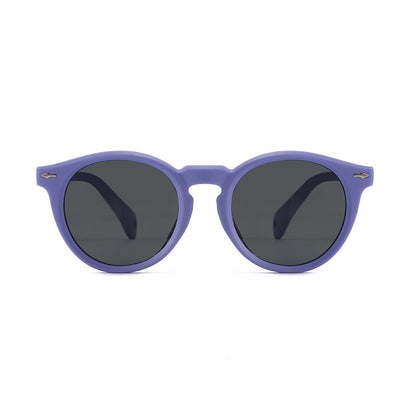 Techsuit 602 Kinder-Sonnenbrille, polarisiert, UV-Schutz, schwarz
