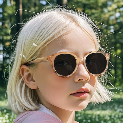 Techsuit 627 Kinder-Sonnenbrille, polarisiert, UV-Schutz, grün