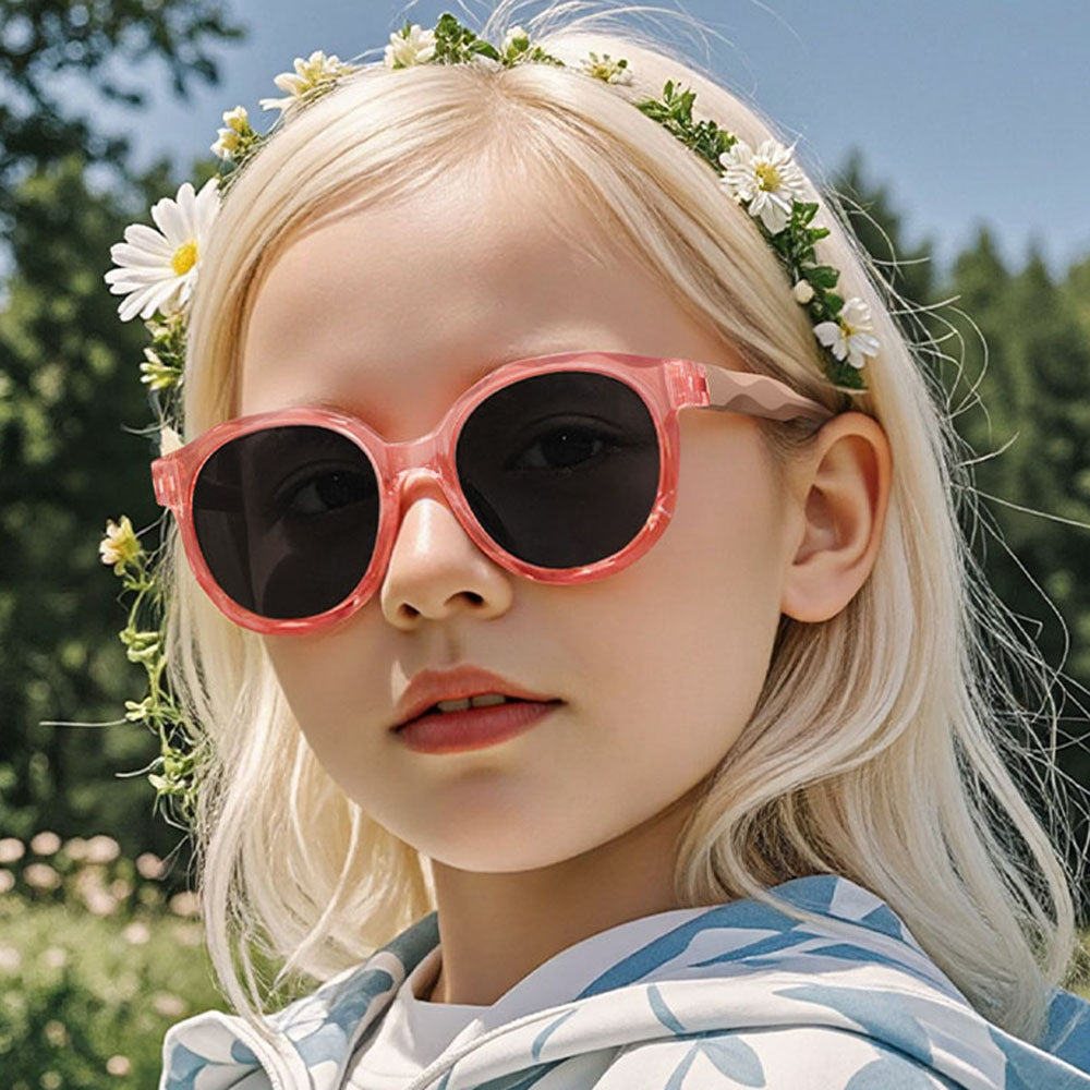 Techsuit 627 Kinder-Sonnenbrille, polarisiert, UV-Schutz, grün