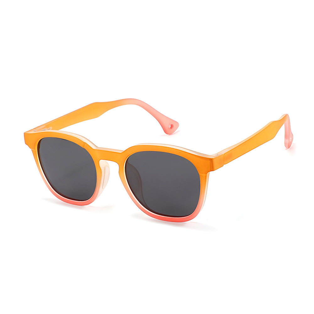 Techsuit 691 Kinder-Sonnenbrille, polarisiert, UV-Schutz, orange
