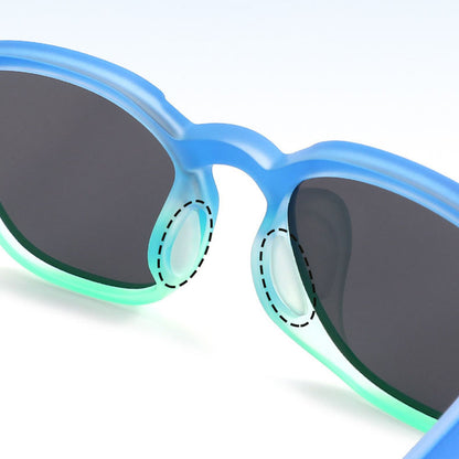 Techsuit 691 Kinder-Sonnenbrille, polarisiert, UV-Schutz, orange