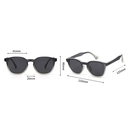 Techsuit 691 Kinder-Sonnenbrille, polarisiert, UV-Schutz, orange