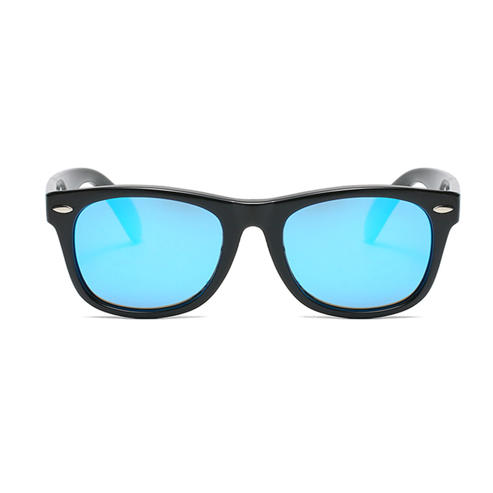 Techsuit D802 Kinder-Sonnenbrille, polarisiert, UV-Schutz, Rosa Grün