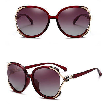 Techsuit 1384 Women's Sunglasses, Polarized, UV Protection, Red