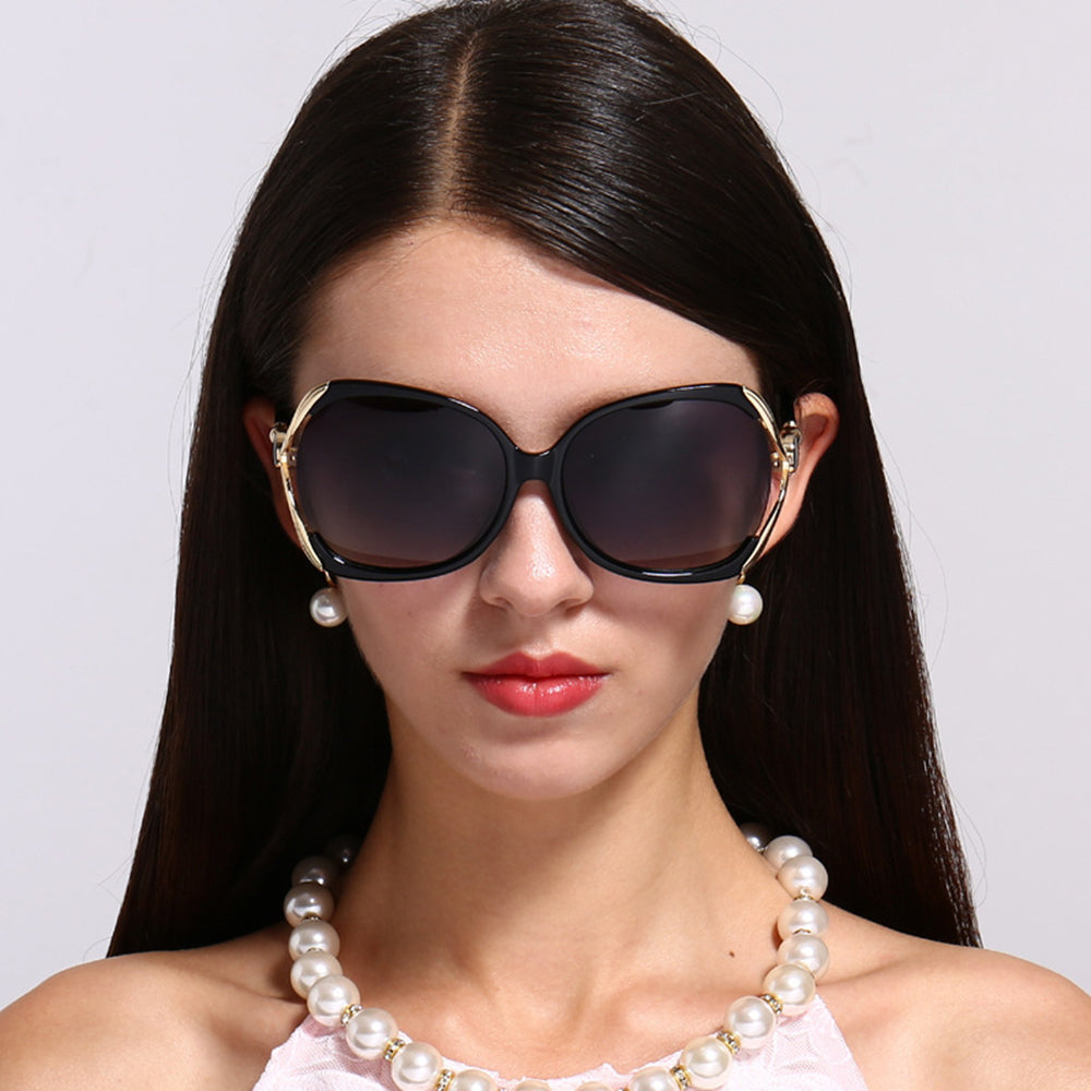 Damen-Sonnenbrille Techsuit 1722, polarisiert, UV-Schutz, Blau Grau