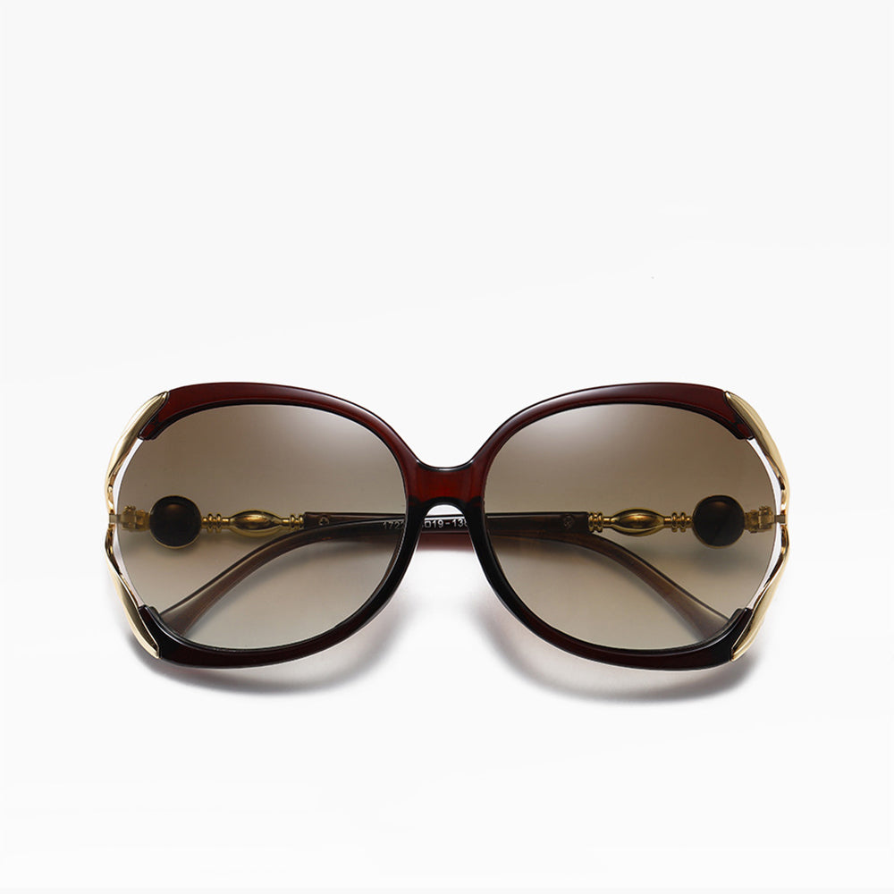 Damen-Sonnenbrille Techsuit 1722, polarisiert, UV-Schutz, braun