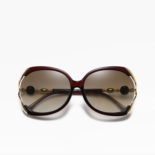 Damen-Sonnenbrille Techsuit 1722, polarisiert, UV-Schutz, braun