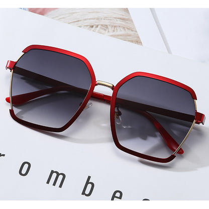 Damen-Sonnenbrille Techsuit 191, polarisiert, UV-Schutz, rot