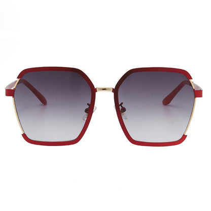 Damen-Sonnenbrille Techsuit 191, polarisiert, UV-Schutz, rot