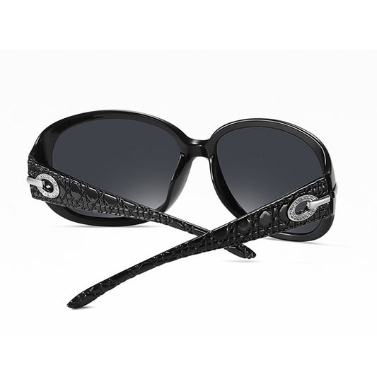 Damen-Sonnenbrille Techsuit 2012, polarisiert, UV-Schutz, Weiß Grau