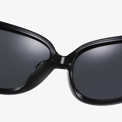 Damen-Sonnenbrille Techsuit 2012, polarisiert, UV-Schutz, Schwarz Lila Grau