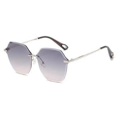 Damen-Sonnenbrille Techsuit 8195, Silber Grau