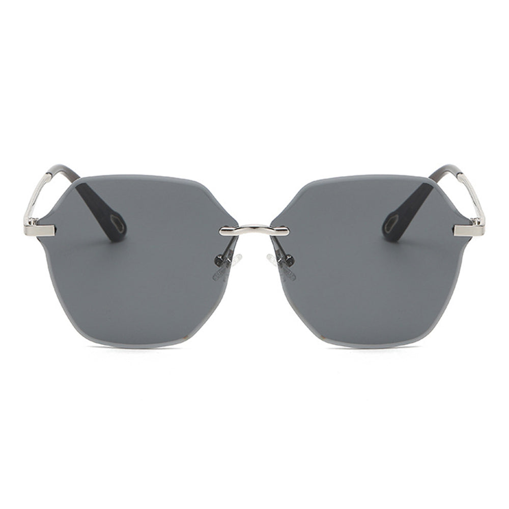 Damen-Sonnenbrille Techsuit 8195, Silber Grau