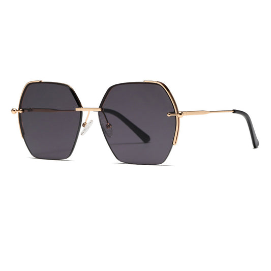 Techsuit Women's Sunglasses 8561, Gold Gray
